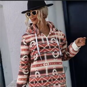 Striped Multicolor Fuzzy Sweater see photo two